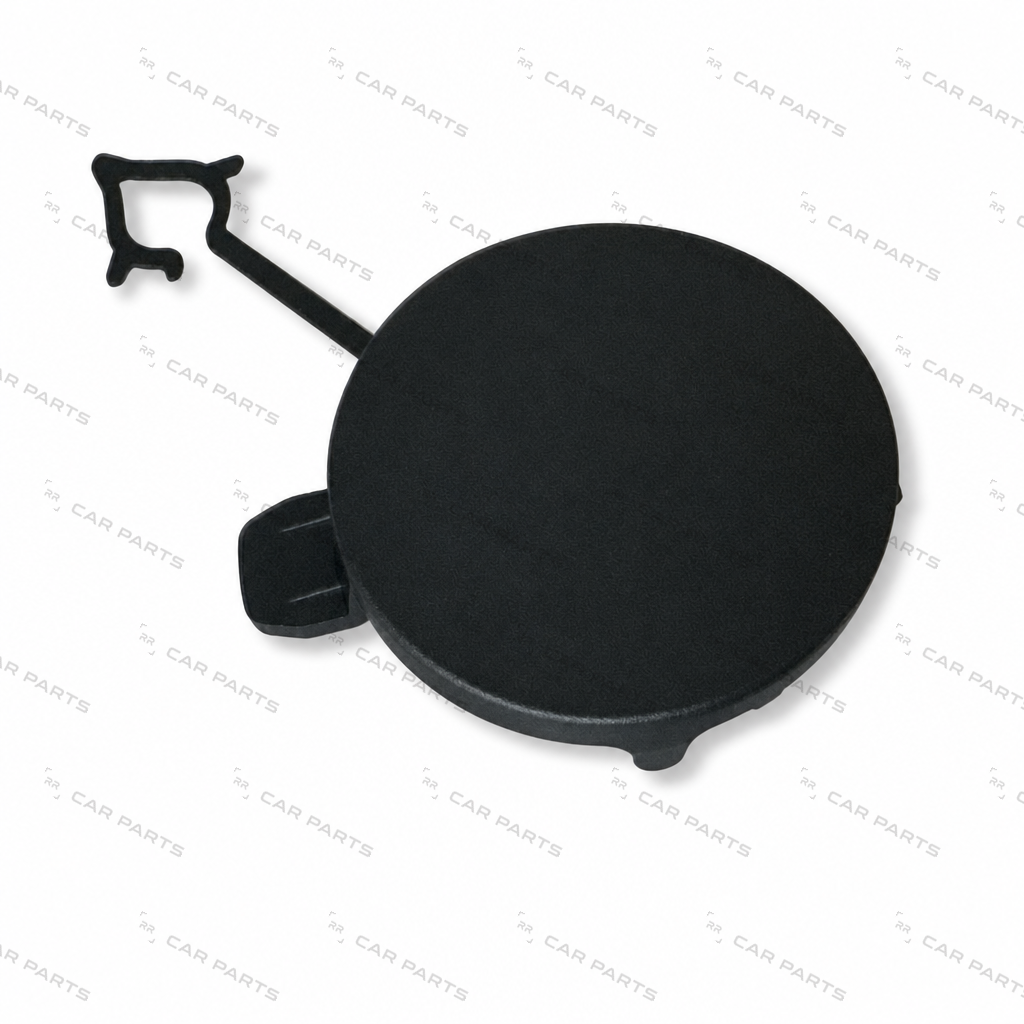 Real part photo: 1932668 - 1932668-00-B - TOW HOOK COVER - REAR FASCIA - PREMIUM for Model Y Juniper - RR CAR PARTS