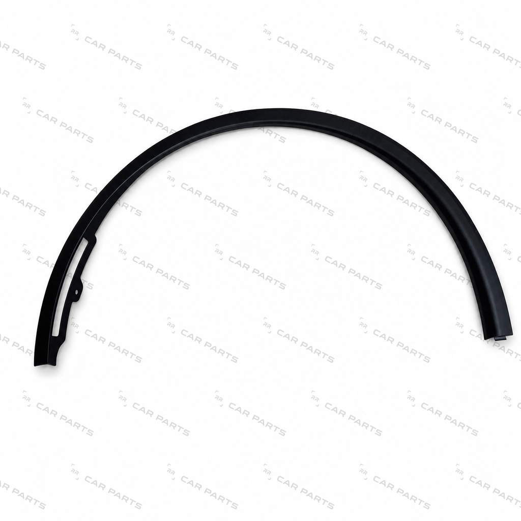 Real part photo: 1937597 - 1937597-00-C - ASSY, FENDER GARNISH, FT LH for Model Y Juniper - RR CAR PARTS