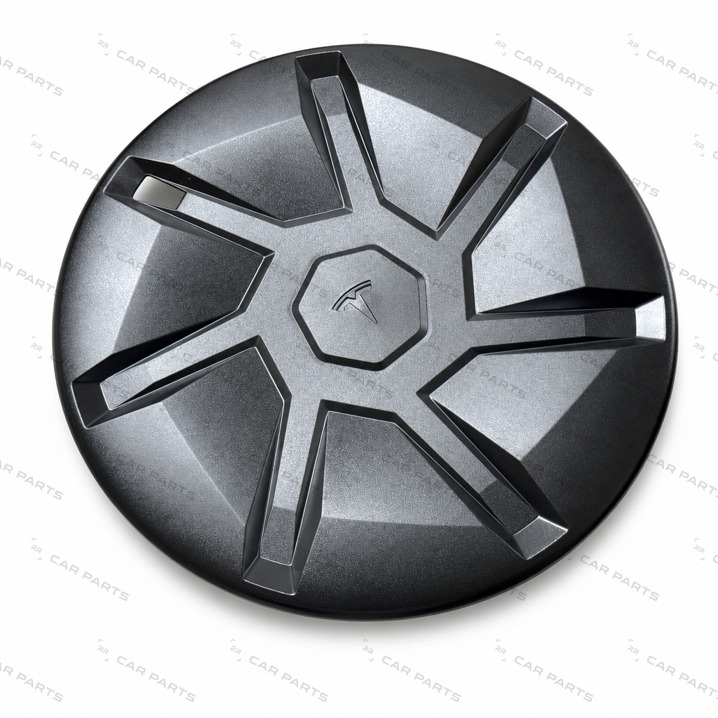 Real part photo: 2188234 - 2188234-00-B - 18 INCH STANDARD APERTURE WHEEL COVER for Model Y Juniper - RR CAR PARTS
