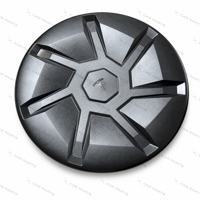 Real part photo: 2188234 - 2188234-00-B - 18 INCH STANDARD APERTURE WHEEL COVER for Model Y Juniper - RR CAR PARTS