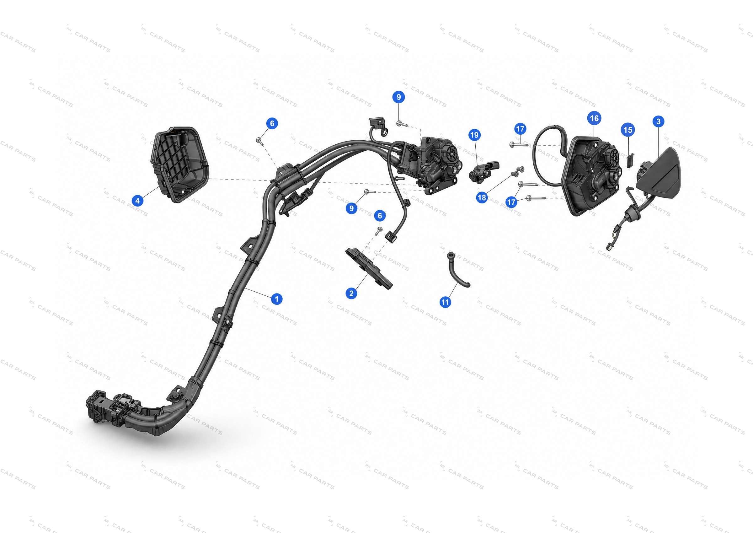 BOLT,HF,M6-1.0x70,[88],SNZN,MAT (10 pcs.) – 1512841-00-B
