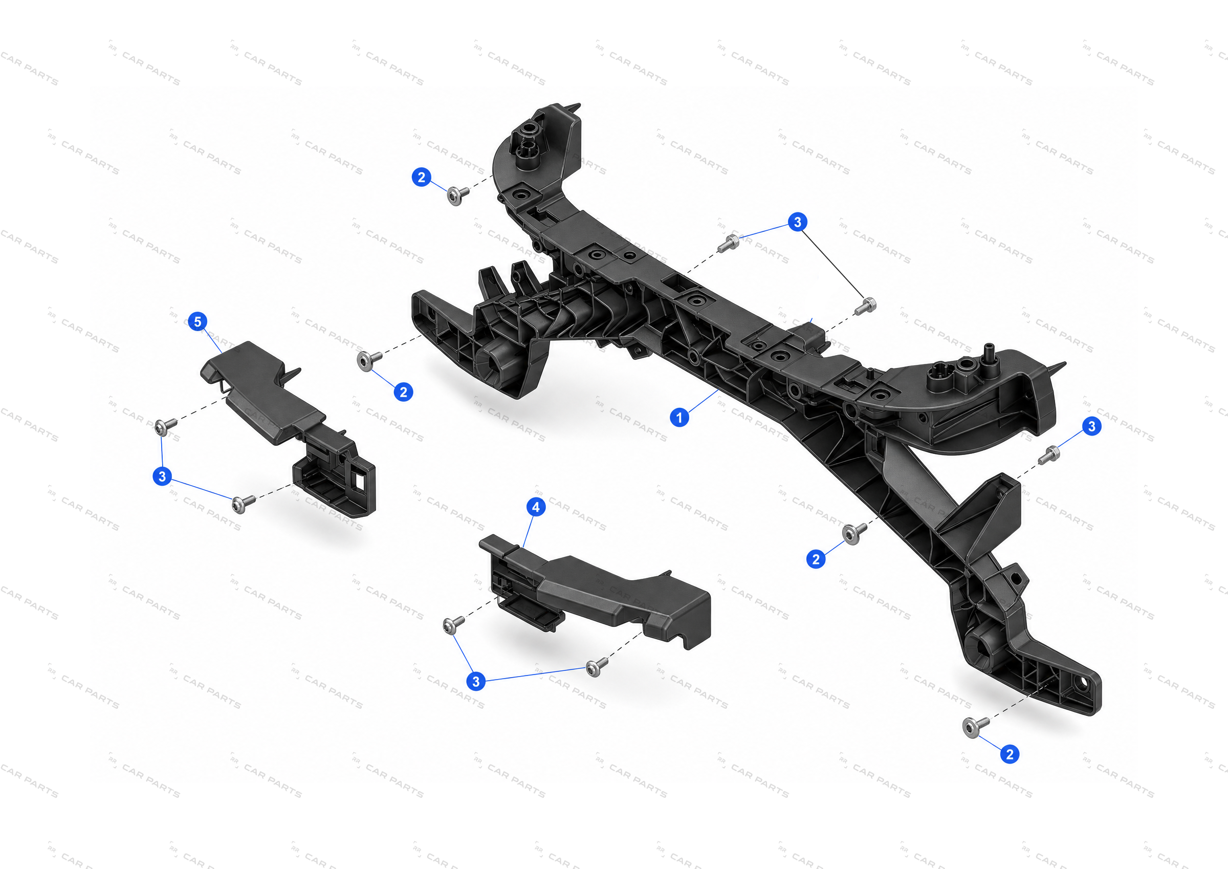 FRONT FASCIA REINFORCEMENT LEFT HAND – 1711755-00-D