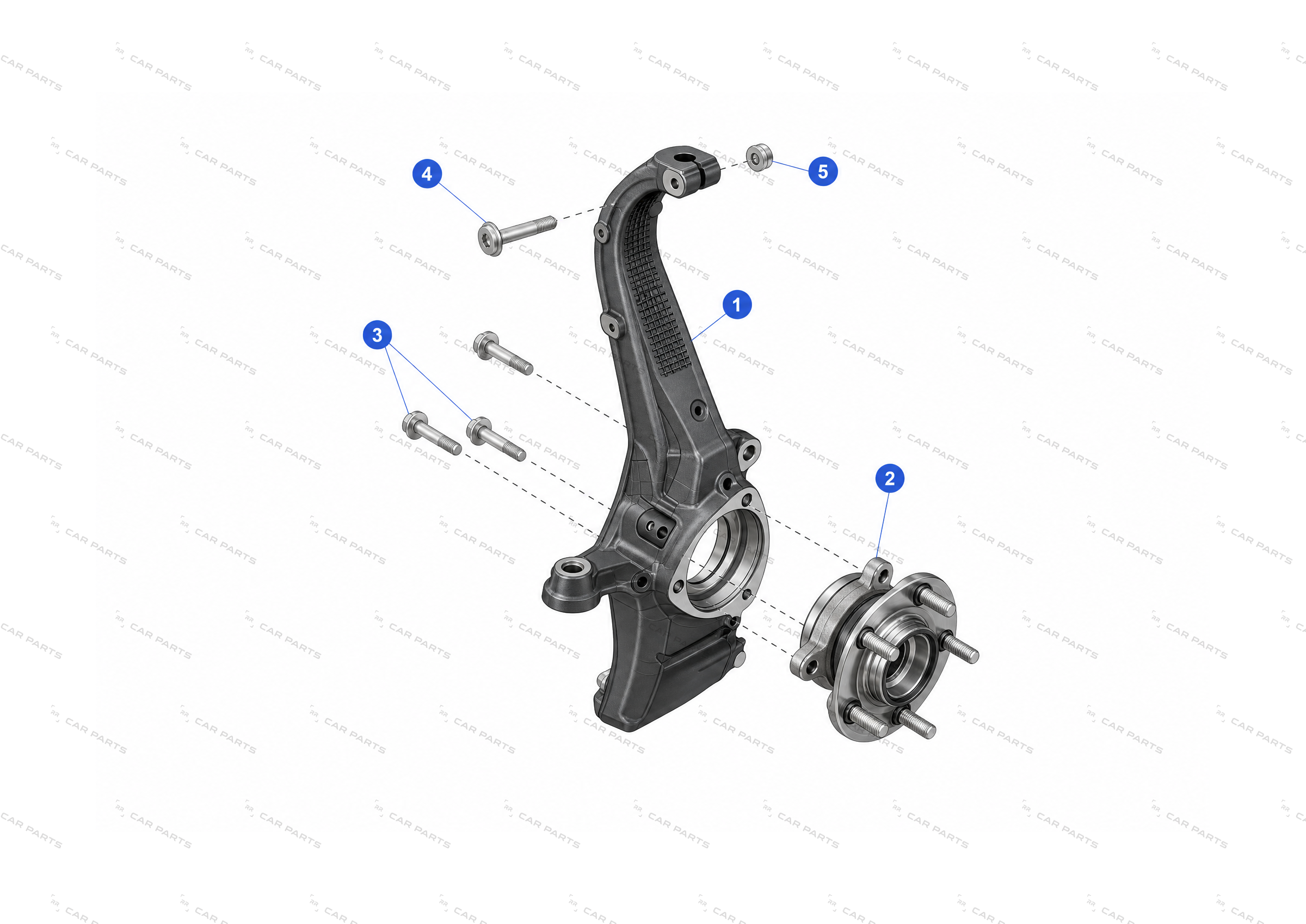 FRONT KNUCKLE PERFORMANCE- LEFT HAND – 1344313-00-D