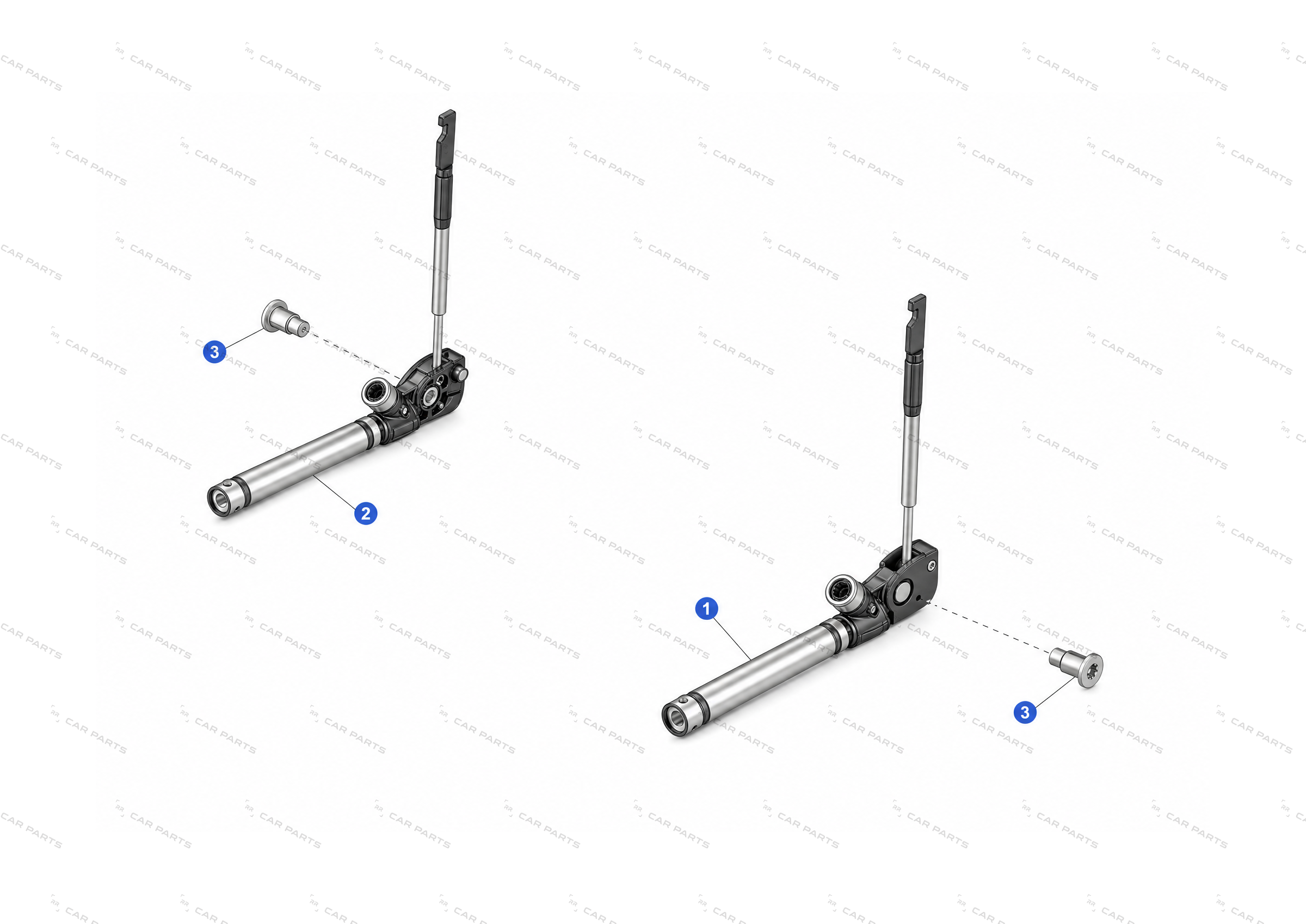 1ST ROW - SEAT BELT LAP PRETENSIONER - RIGHT HAND – 1090324-C1-D
