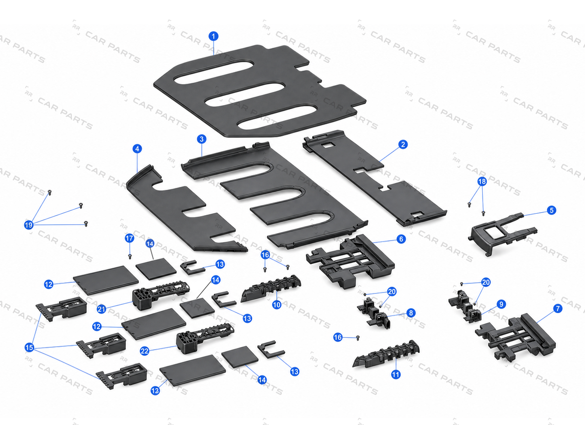 SECOND ROW FLOOR PANEL 2 – 1056073-00-J