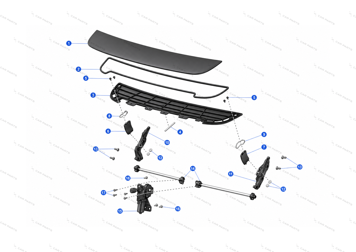ACTIVE SPOILER DRAIN TUBE LOWER – 1046649-00-B