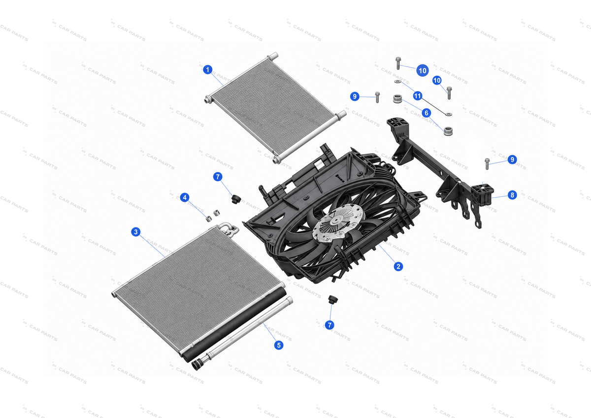 SUPPORT BEAM, MX – 1054164-00-E