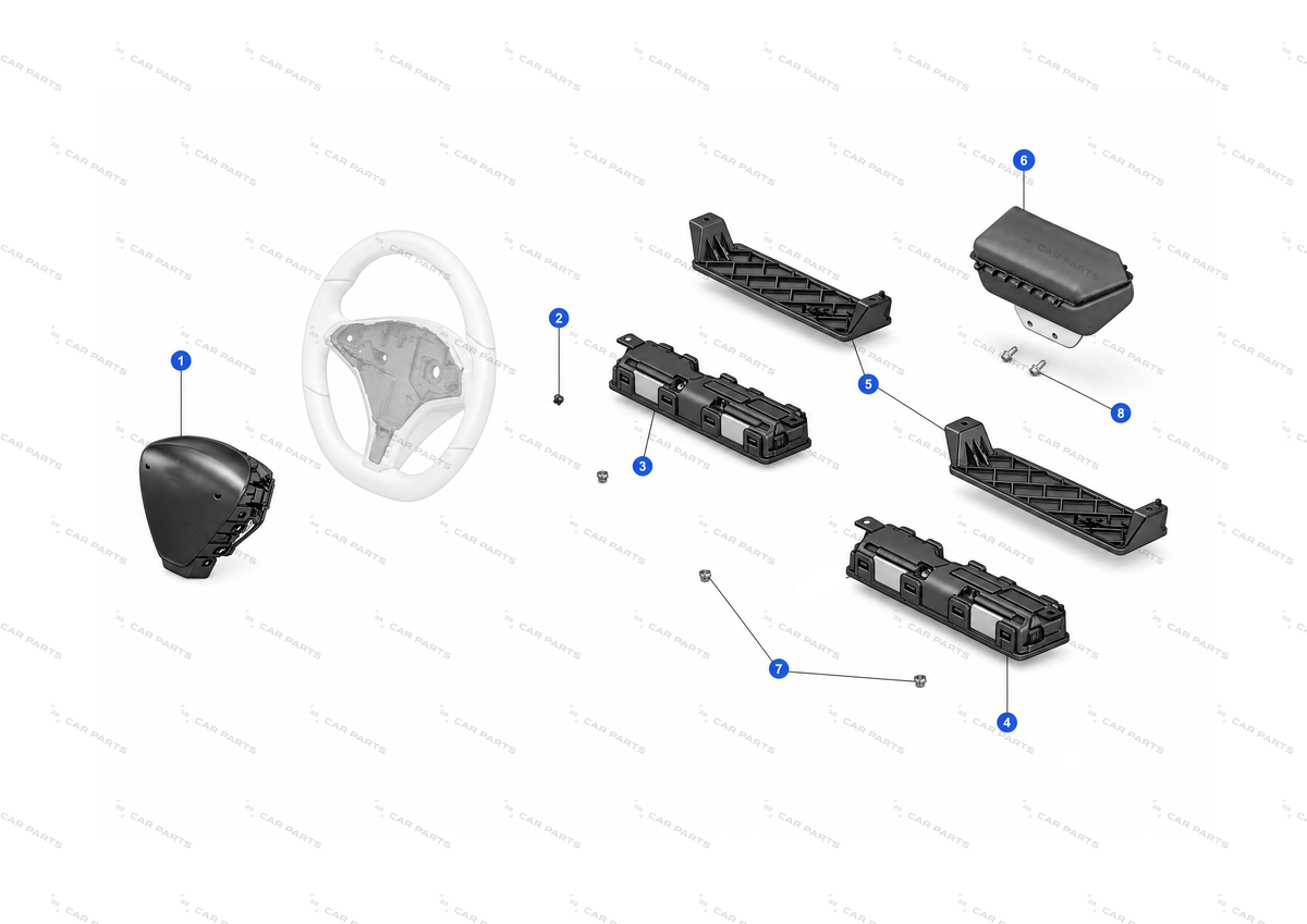 AIRBAG HARNESS RETAINING CLIP. – 1028053-00-A