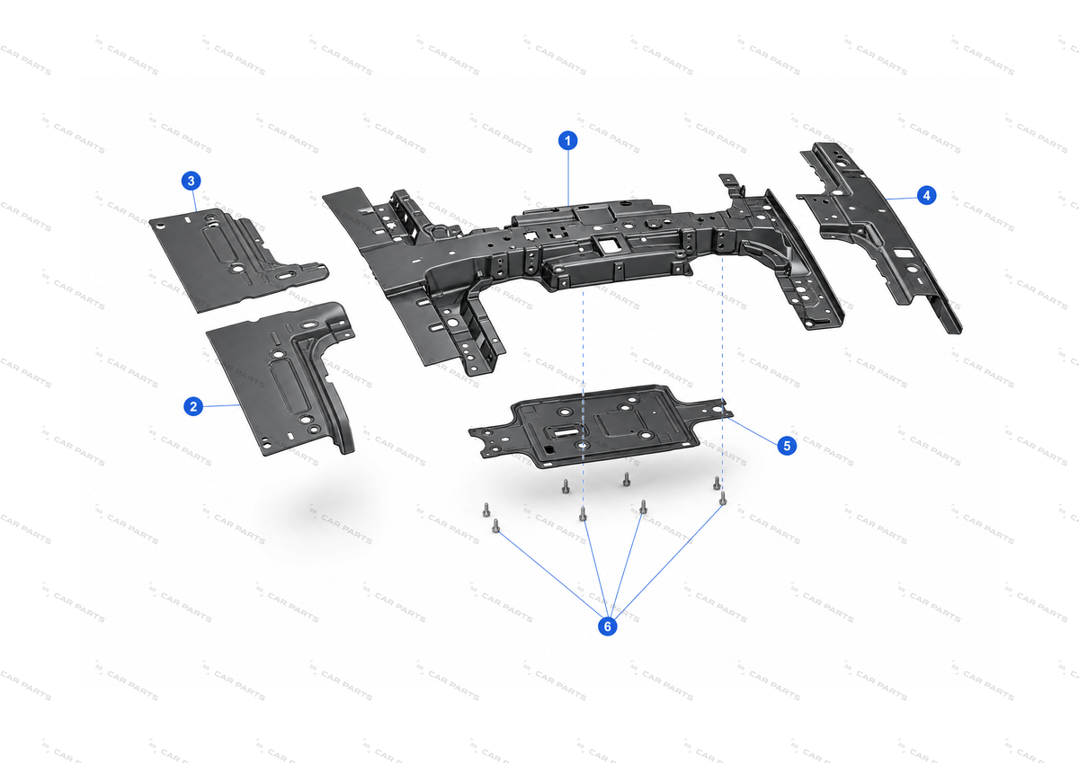 Asy, B Pillar Header UPR, RH, Service – 1069462-S0-A