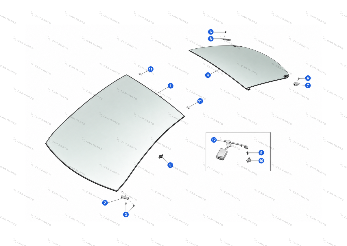 SPRING CLIP, TEMP HUMIDITY SENSOR – 1098675-00-D