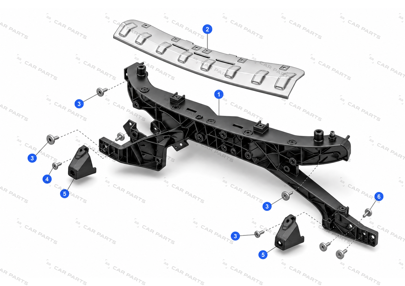 COMPONENT - FRONT END CARRIER – 1643524-00-B