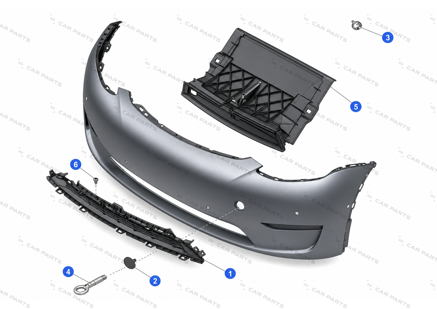 ACTIVE GRILLE SHUTTER - ASSEMBLY – 1640666-00-A