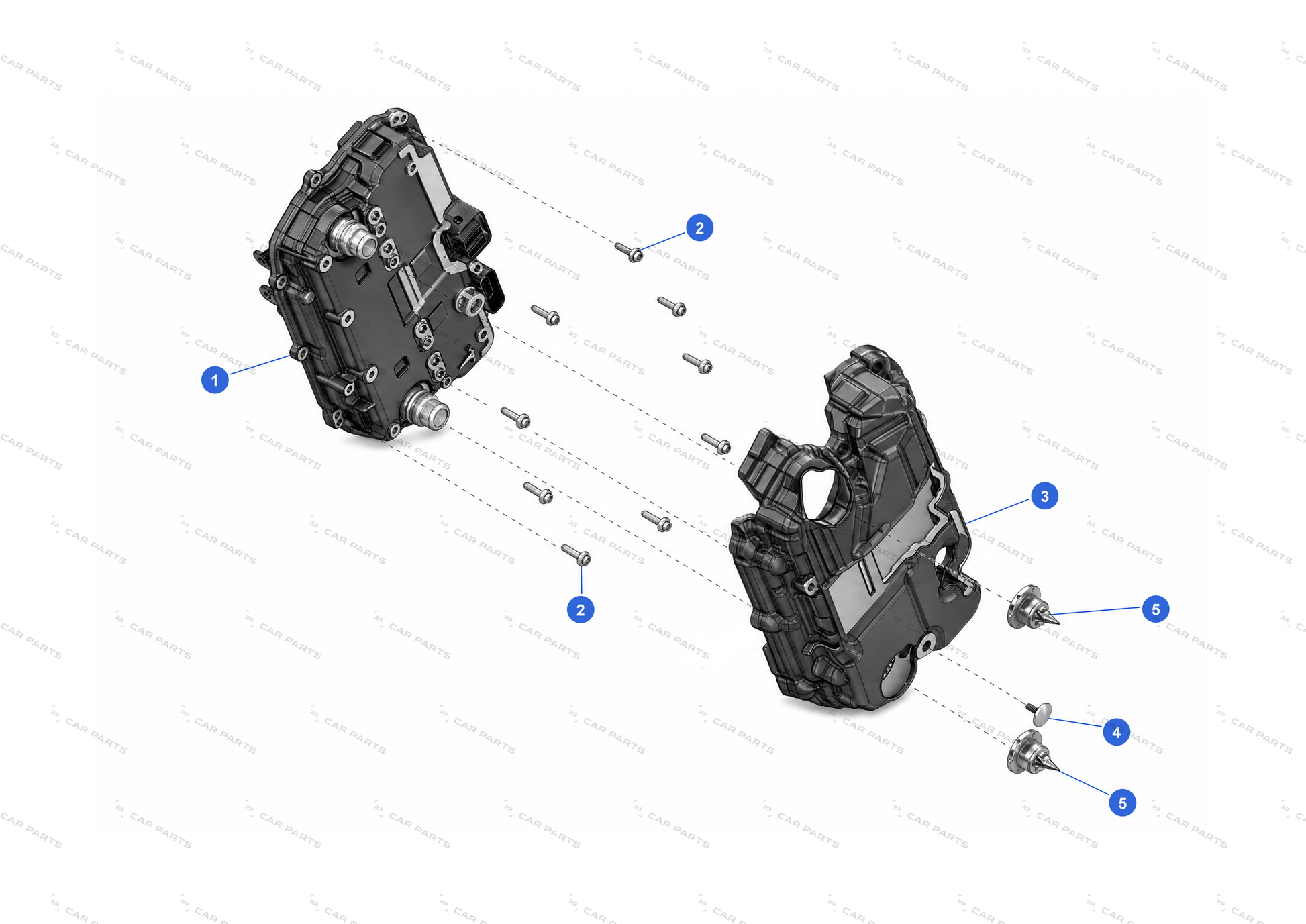 Tesla EPC diagram for 1100020-00-A - BOLT,TRX,FLG,M6-1.0X23[8.8]-MP
