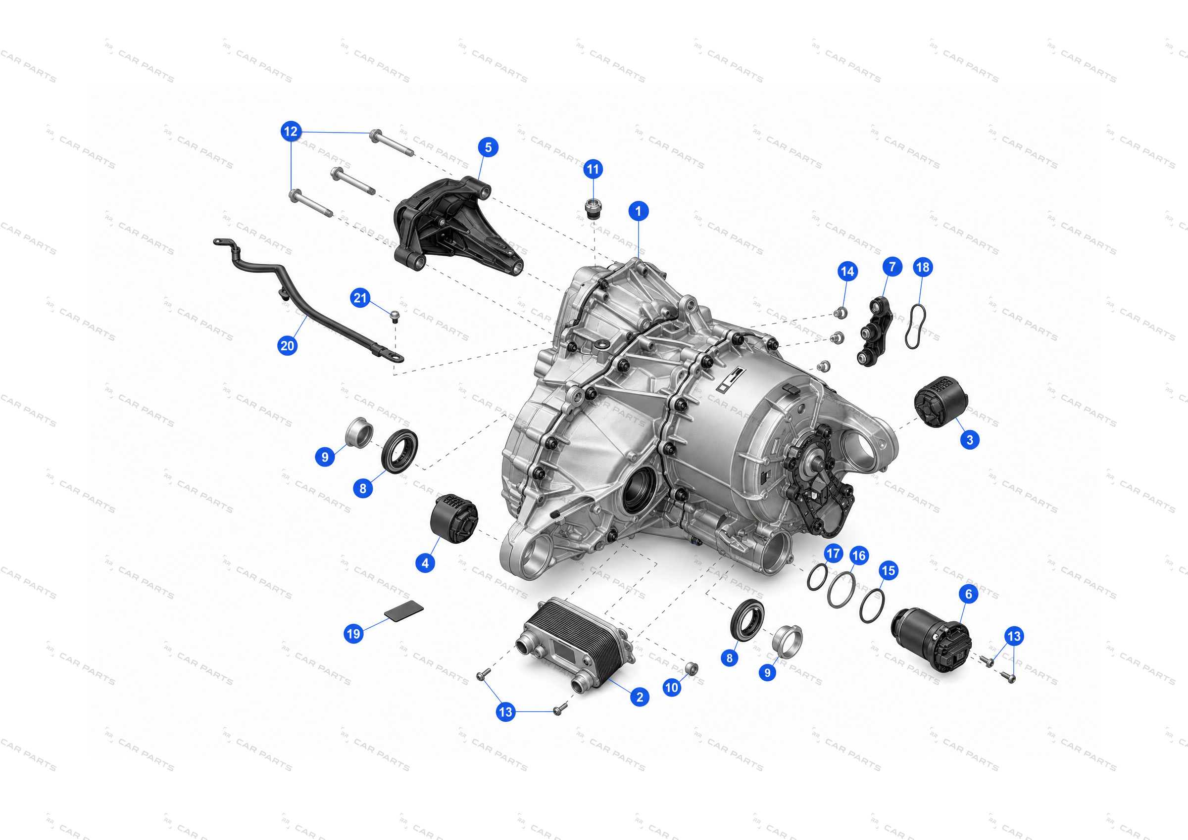 REAR DRIVE UNIT ASSEMBLY - REMANUFACTURED - 4DU - UNCORKED – 1901998-L8-L