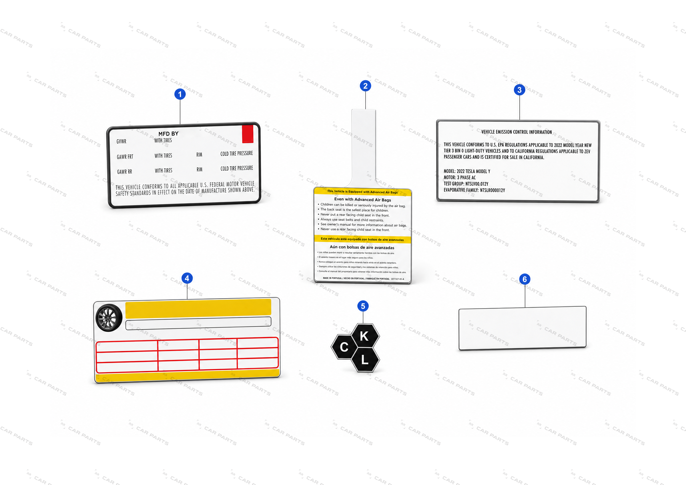 LABEL,MOTOR ID -GF3 – 1523534-S0-A